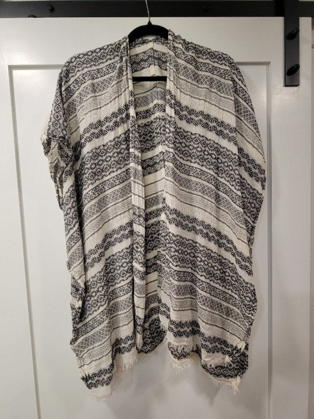 Bohemian Southwestern Open Cardigan Poncho One Size